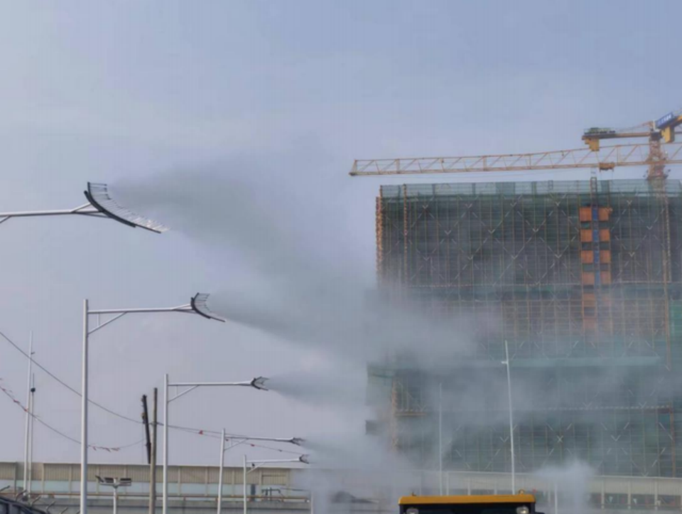 燈桿噴霧效果(圖文)