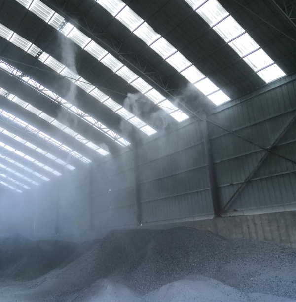 煤場干霧抑塵降塵噴霧系統(tǒng)