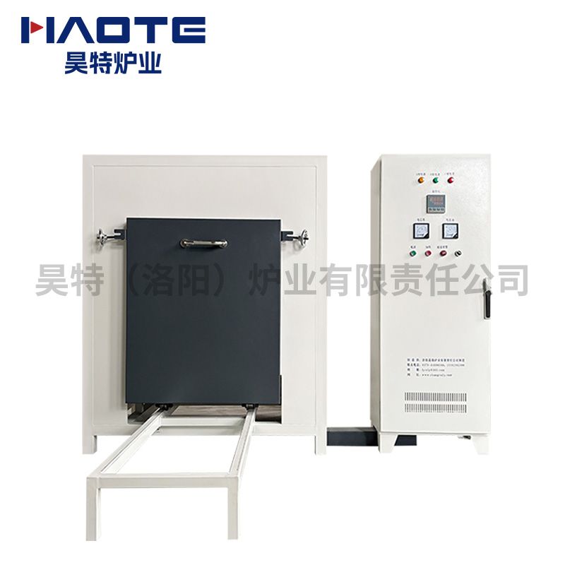 1000℃臺(tái)車(chē)爐600X600X600手動(dòng)新配色分體